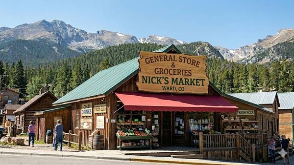 Ward, Colorado mountain community
