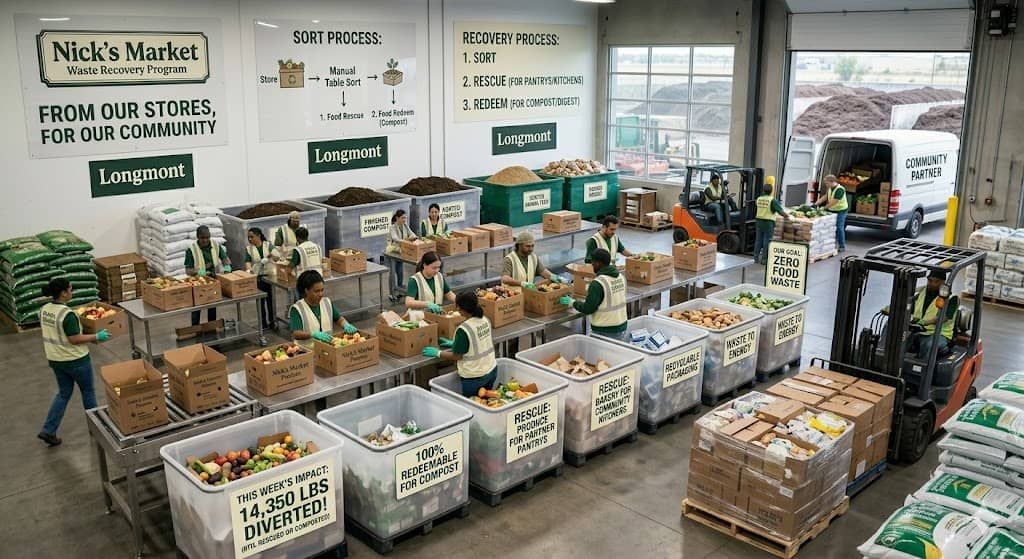 Store waste reduction and recovery program